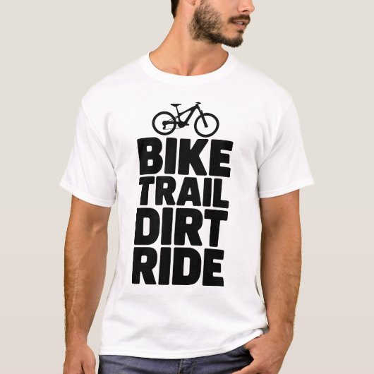 T-shirt VTT Silhouette Adventure Design (Devant)