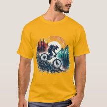 VTT Vintage en Montagne – Design Rétro Cyclisme