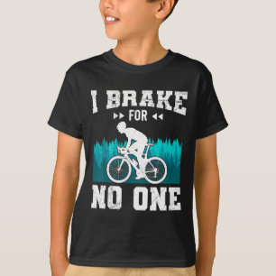 T-shirt Vttiste Je Freine Pour Personne Mtb Drôle Montagne