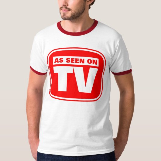 T-shirt Vu à la TV - Personnalisé (Devant)