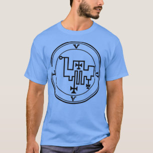 T-shirt Vual Sigil donne l'amour des femmes Noir