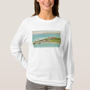 T-shirt Vue aérienne de del Coronado d'hôtel