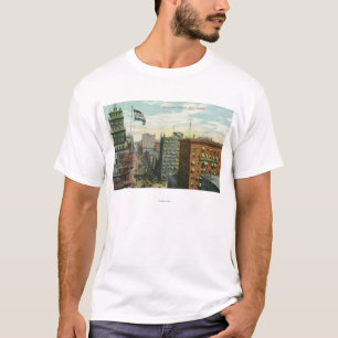 T-shirt Vue aérienne de la rue principale 2