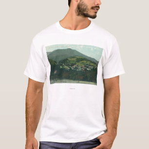 T-shirt Vue aérienne de la ville et du Mt. Tamalpais