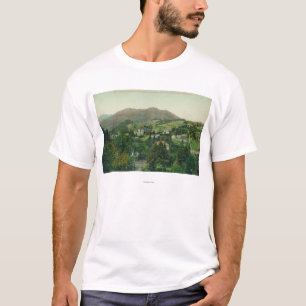 T-shirt Vue aérienne de la ville, Mt Tamalpais