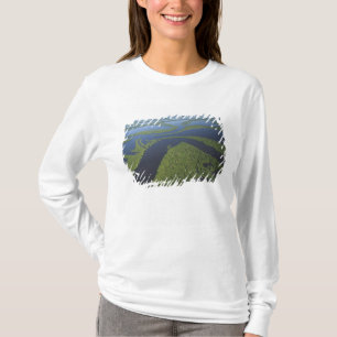 T-shirt Vue aérienne de l'archipel d'Anavilhanas, inondé