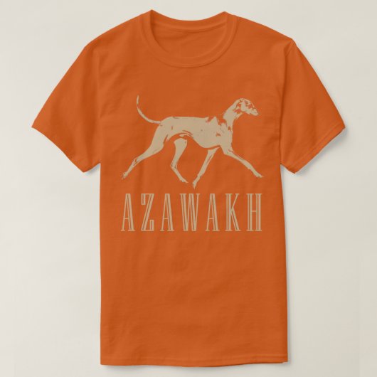 T-shirt Vue aérienne de l'Azawakh 2 (Design devant)