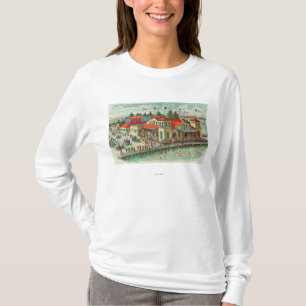T-shirt Vue aérienne de Luna Park Caf� et Natatorium