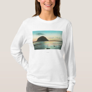 T-shirt Vue aérienne de roche de lendemain et de la baie