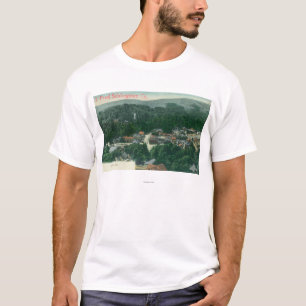 T-shirt Vue aérienne de vallée de ValleyMill de moulin,