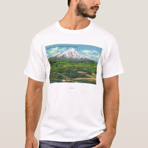 T-shirt Vue aérienne de vallée et de montagne de la
