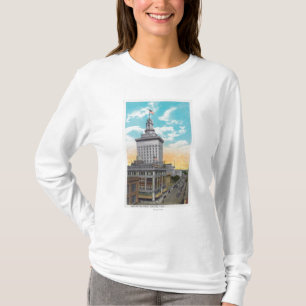 T-shirt Vue aérienne de Washington StreetOakland, CA