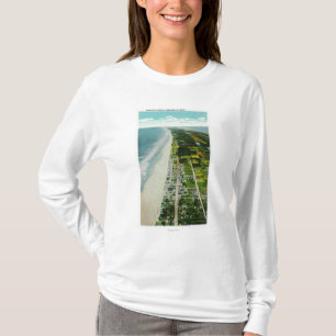 T-shirt Vue aérienne du du front de mer