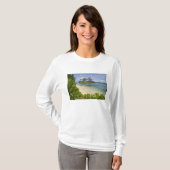 T-shirt Vue côtière sur l'île de Mahe (Devant entier)