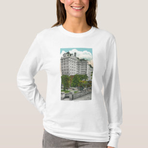T-shirt Vue d'approche de capitol de bâtiment du téléph