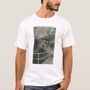T-shirt Vue d'arcade de cathédrale de piscine de Siloam