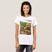 T-shirt Vue d'Auvers Vincent van Gogh (Devant entier)