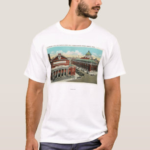 T-shirt Vue d'avenue de mA de symphonie, horticole