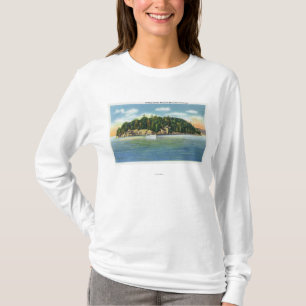 T-shirt Vue de baie de Malletts de l'île de marbre