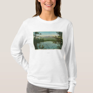 T-shirt Vue de bâti Katahdin, la crête la plus élevée 