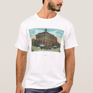 T-shirt Vue de bloc d'Owsley de TownButte, la TA