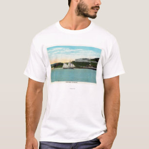 T-shirt Vue de bord de mer de fort Knox