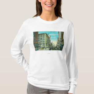 T-shirt Vue de Broadway et de septième coin