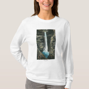 T-shirt Vue de cascade de caverne