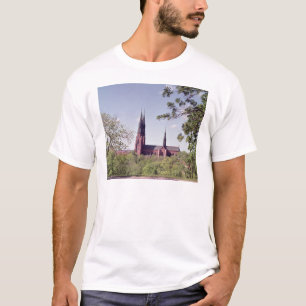 T-shirt Vue de cathédrale d'Upsal du château