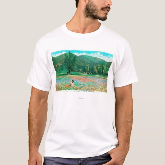 T-shirt Vue de champ fleurissant (Devant)
