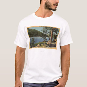 T-shirt Vue de chemin de frein près du barrage