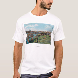 T-shirt Vue de Chena Slough de la ville