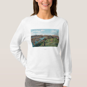 T-shirt Vue de Chena Slough de la ville