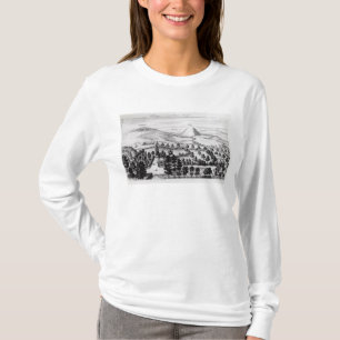 T-shirt Vue de clocher d'Avebury de colline de Silbury