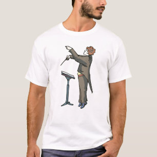 T-shirt Vue de côté de conducteur avec le support