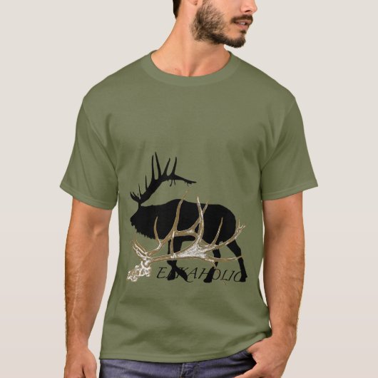 T-shirt Vue de côté d'Elkaholic (Devant)