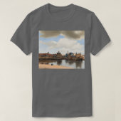 T-shirt Vue de Delft 1661 Johannes Vermeer (Design devant)