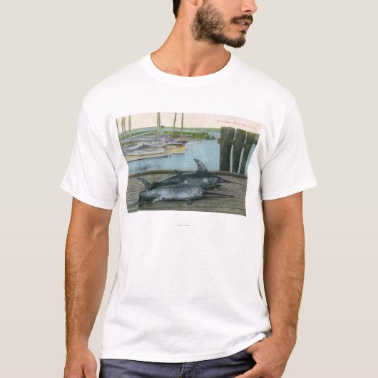 T-shirt Vue de deux espadons (Devant)