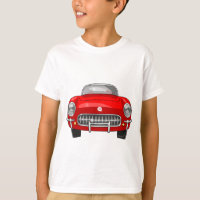 Vue de face 1955 de Chevy Corvette