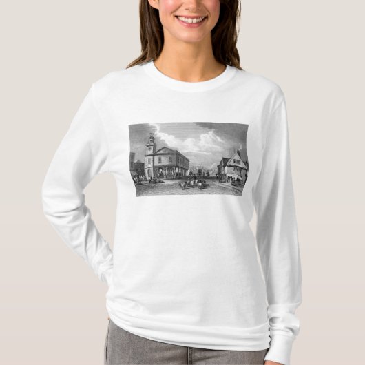 T-shirt Vue de Faversham, Kent, 1832 (Devant)