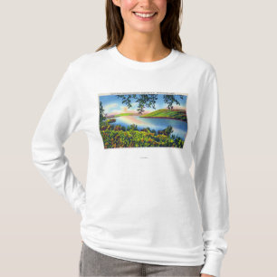 T-shirt Vue de Hwy d'état de point de bluff