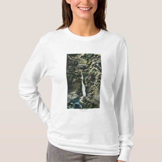 T-shirt Vue de la cascade centrale (Devant)