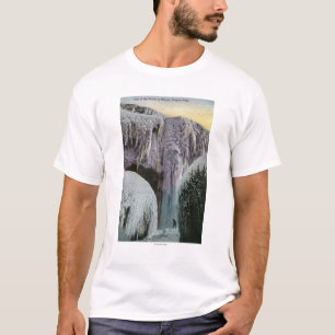 T-shirt Vue de la caverne des vents en hiver