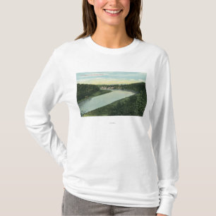 T-shirt Vue de la rivière de Genesee