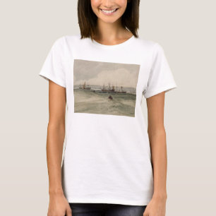 T-shirt Vue de la Sérénité (p/c sur graphite sur papier)