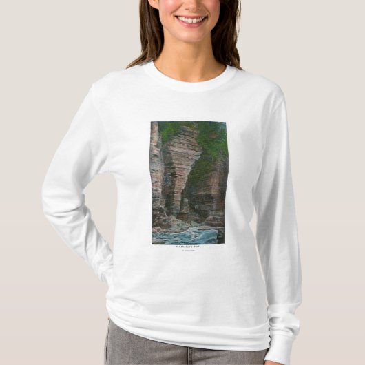 T-shirt Vue de la tête de l'éléphant (Devant)