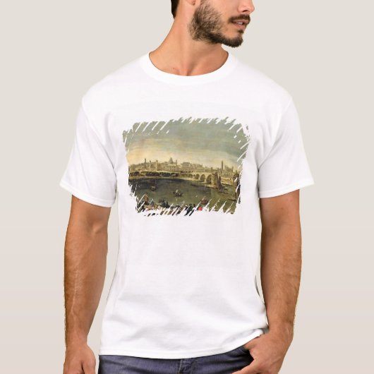 T-shirt Vue de la ville de Saragosse (Devant)