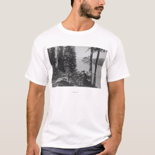 T-shirt Vue de lac huntington, la Californie de route