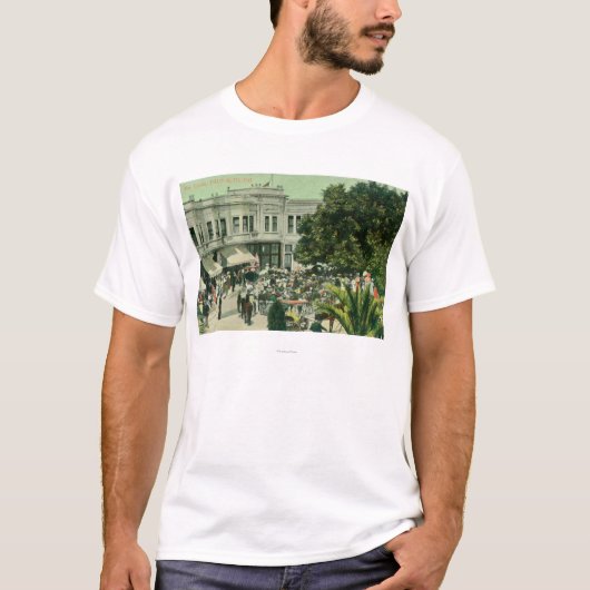 T-shirt Vue de l'alto de CirclePalo, CA (Devant)