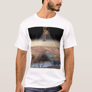 T-shirt Vue de l'artiste de l'odyssée détectant la glace